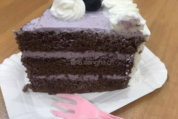 巧克力蓝莓蛋糕的做法图解14