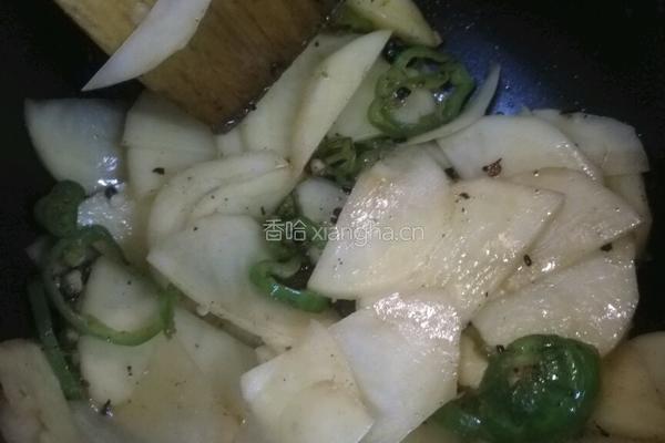 青辣椒炒土豆片的做法图解7