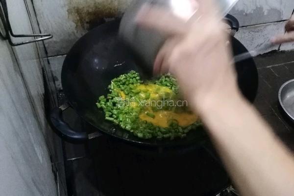 蛋炒豆角的做法图解6