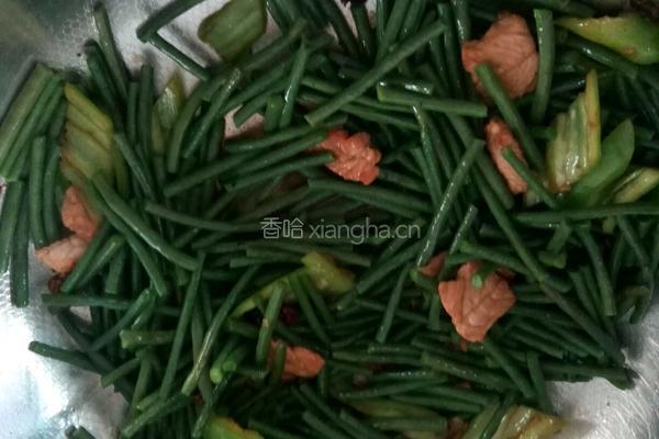 长豆角炒肉的做法图解7