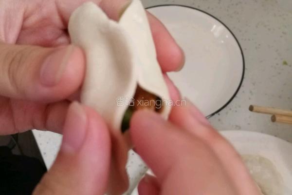 纯手工香菇猪肉水饺的做法图解6