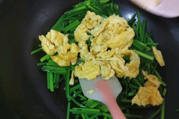 韭苔炒鸡蛋的做法图解17