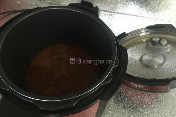  荷叶紫薯粥的做法图解6