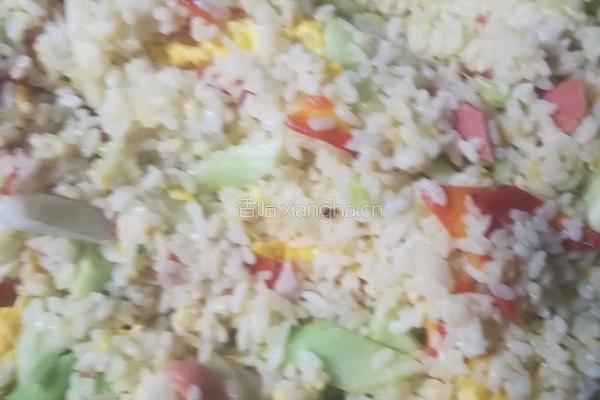 蛋蔬炒饭的做法图解10