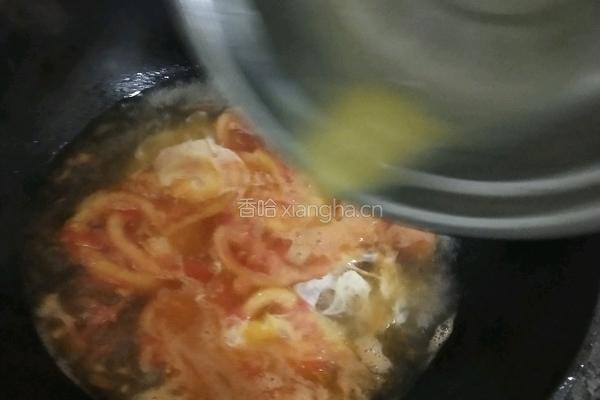 番茄蛋花汤的做法图解7