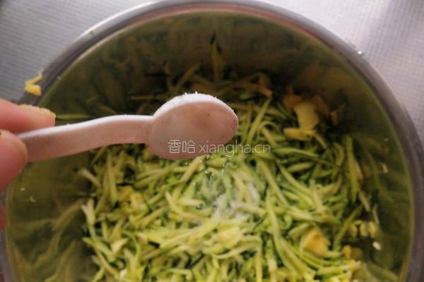 囊瓜饼的做法图解4