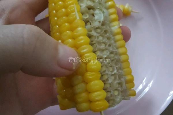 烧烤玉米串的做法图解2