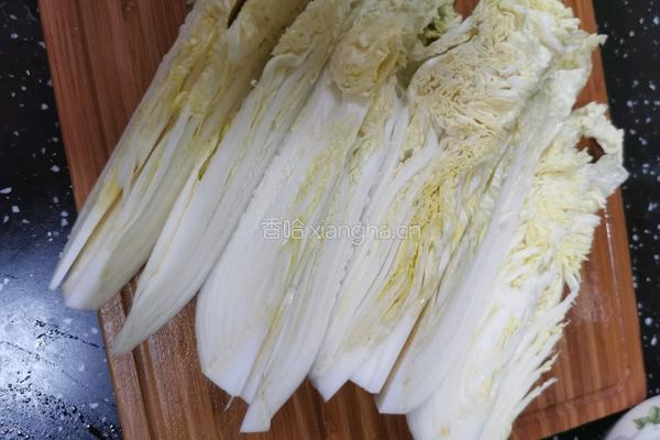 凉拌粉丝娃娃菜的做法图解2
