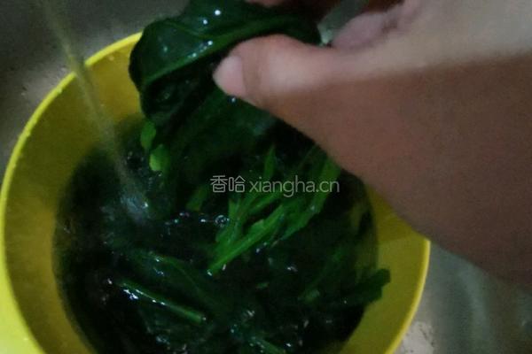 韩式菠菜小菜的做法图解5