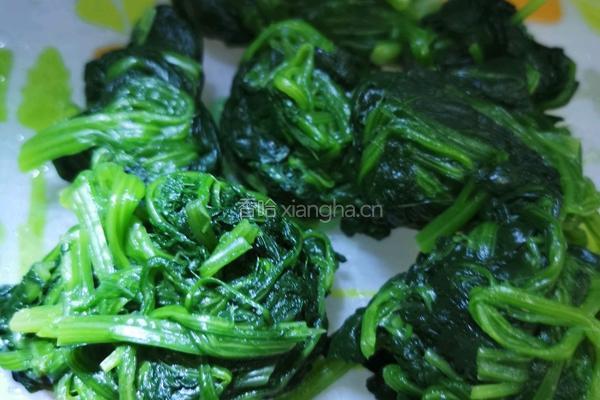 韩式菠菜小菜的做法图解6