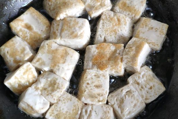 香煎豆腐的做法图解4