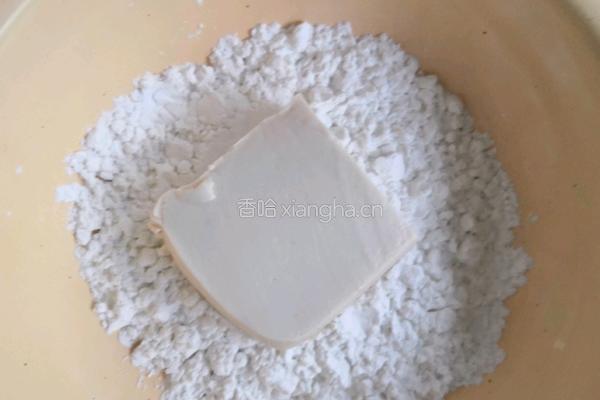 香煎金豆腐的做法图解4