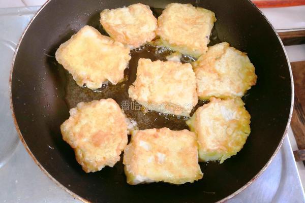 香煎金豆腐的做法图解7