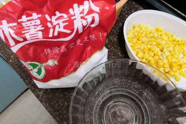 金黄玉米烙的做法图解4
