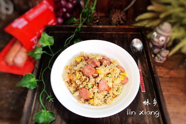牛肉肠炒饭的做法图解7