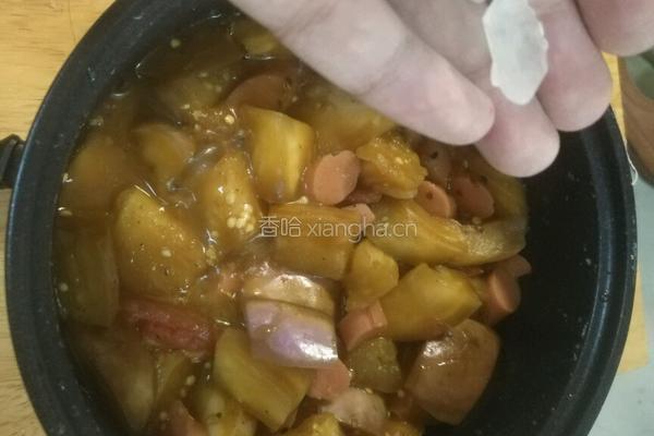 番茄炖茄子的做法图解11