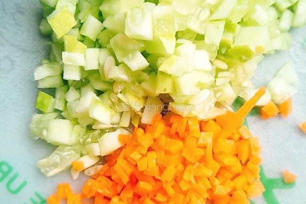豆腐拌饭的做法图解2