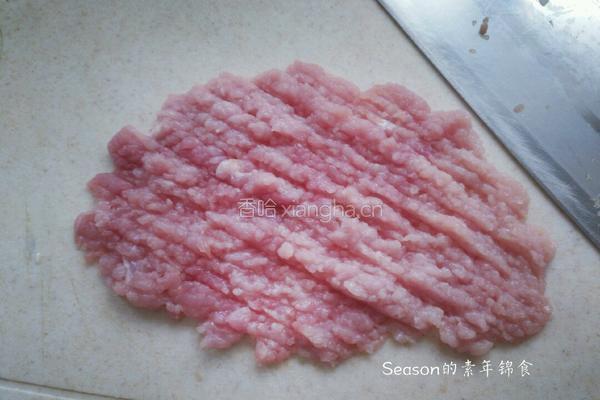 肉沫粉皮的做法图解1