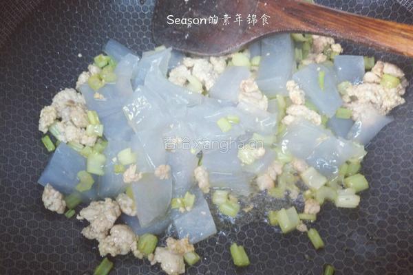 肉沫粉皮的做法图解6