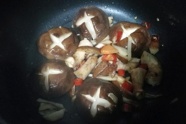 香菇油菜的做法图解7