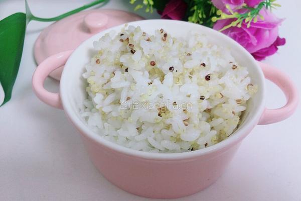 三色藜麦大米饭的做法图解3