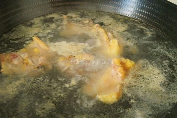 黄豆茄子山药鸡汤的做法图解3