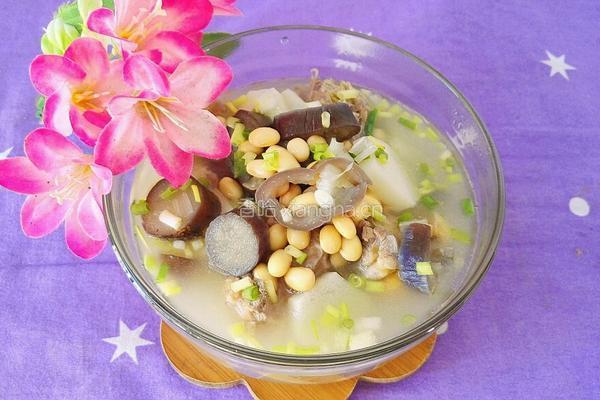 黄豆茄子山药鸡汤的做法图解13