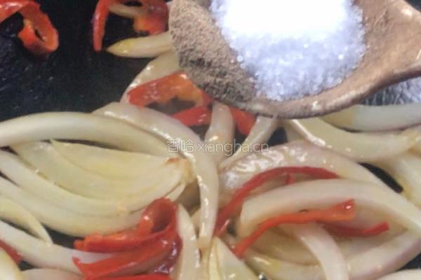 扁豆炒肉的做法图解7