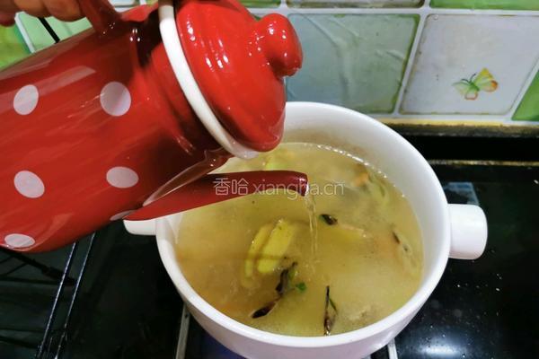 扇贝木耳菜鸡蛋疙瘩汤的做法图解10