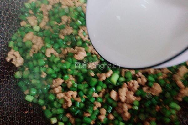蒜苔炒肉末的做法图解6
