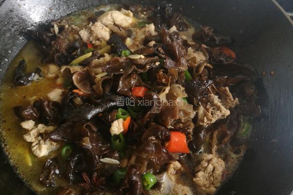 鸡肉炖木耳的做法图解5