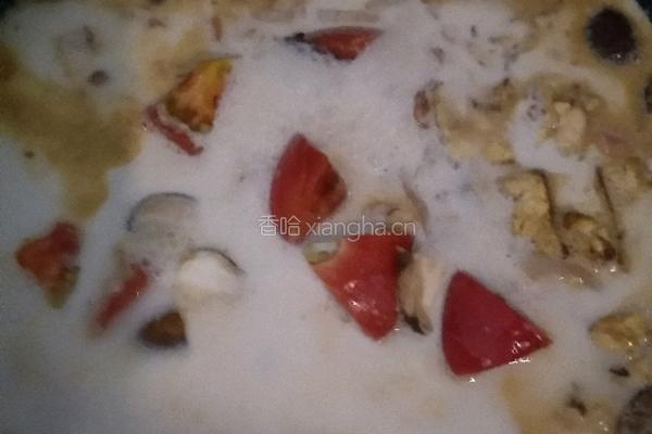 牛奶火鸡面的做法图解9