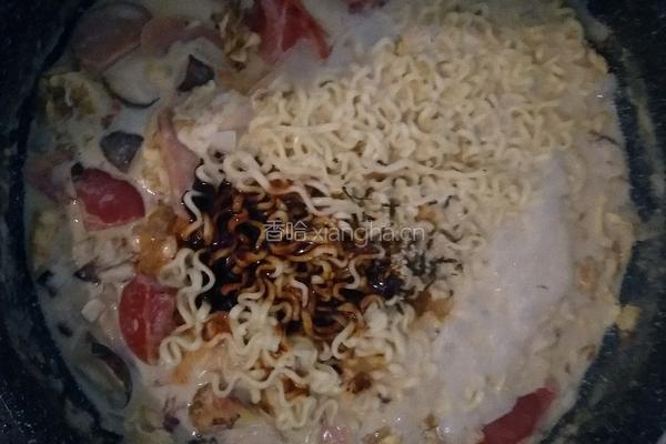 牛奶火鸡面的做法图解14