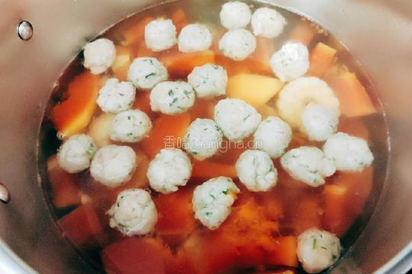 木瓜玉米肉圆汤的做法图解12