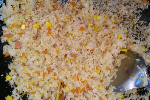 金针芝士牛焗饭的做法图解5