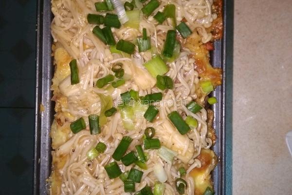 金针芝士牛焗饭的做法图解14