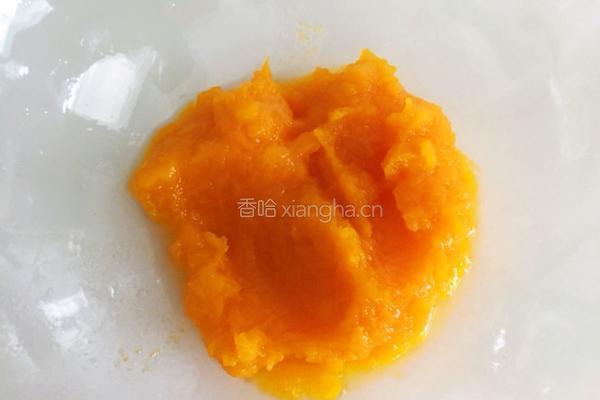 南瓜糯米方糕的做法图解2