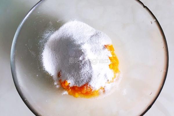 南瓜糯米方糕的做法图解3