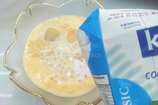 Q弹剔透的芒果西米露的做法图解6