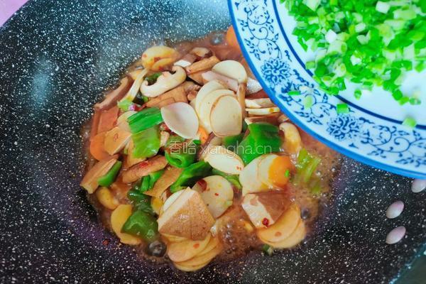 豆腐干炒素的做法图解6