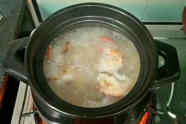鲜美螃蟹粥的做法图解9