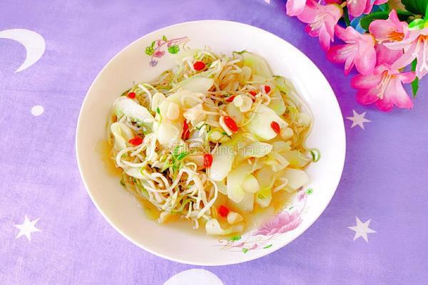 绿豆芽炒黄瓜的做法图解16
