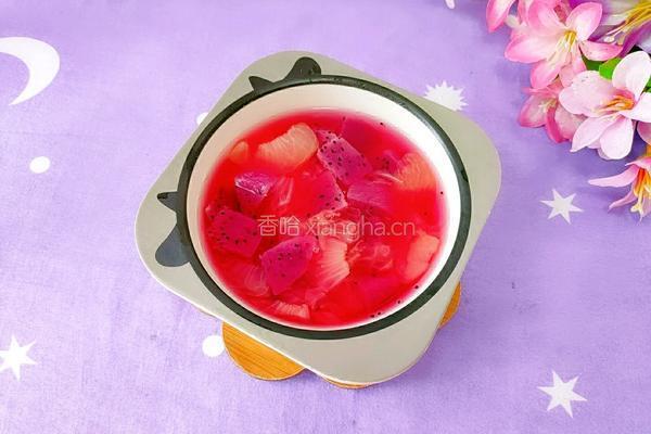 黑布林火龙果甜汤的做法图解9