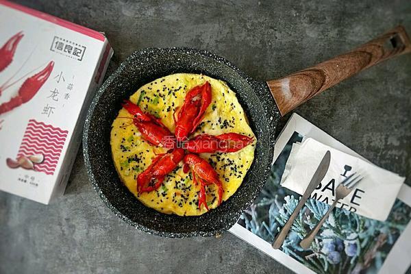蒜香龙虾煎蛋饼的做法图解20
