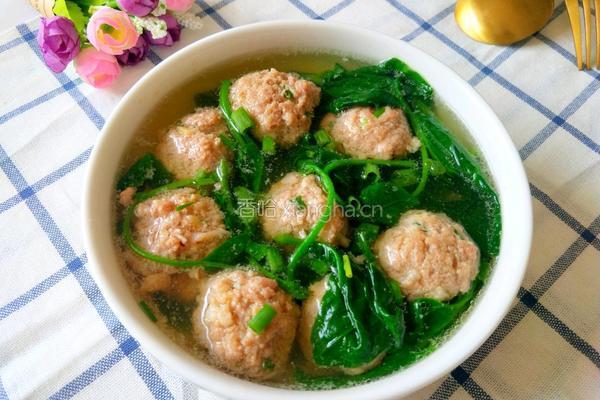 木耳菜肉丸汤的做法图解17
