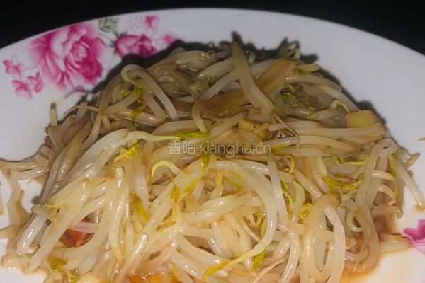 素炒豆芽