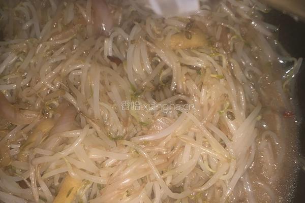 素炒豆芽的做法图解11