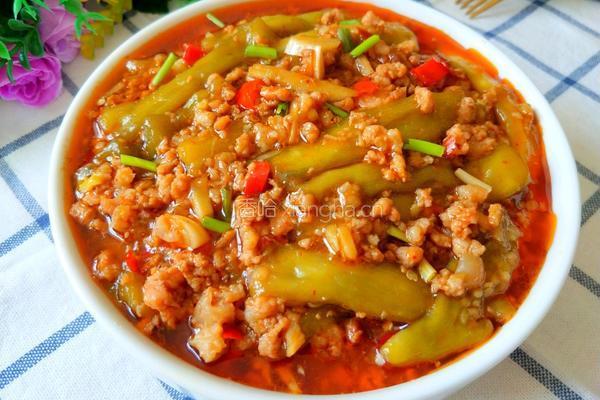 肉沫茄子的做法图解1
