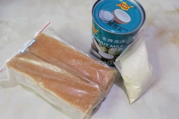 双色椰汁糕的做法图解1
