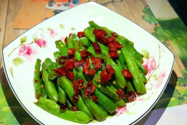 干煸豆角的做法图解1